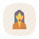 avatar, female, girl, person, profile, support, user