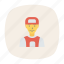 avatar, employe, person, profile, user, worker, young 