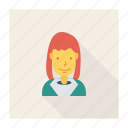 avatar, female, girl, person, profile, user, woman 