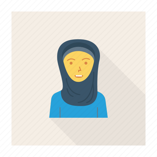 Avatar, female, girl, muslim, person, profile, user icon - Download on Iconfinder