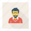 avatar, office, person, profile, staff, user, young 