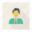 avatar, male, person, profile, user, worker, young 