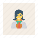 avatar, fashion, female, glasses, person, profile, user