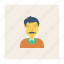 avatar, gental, hero, man, person, profile, user 