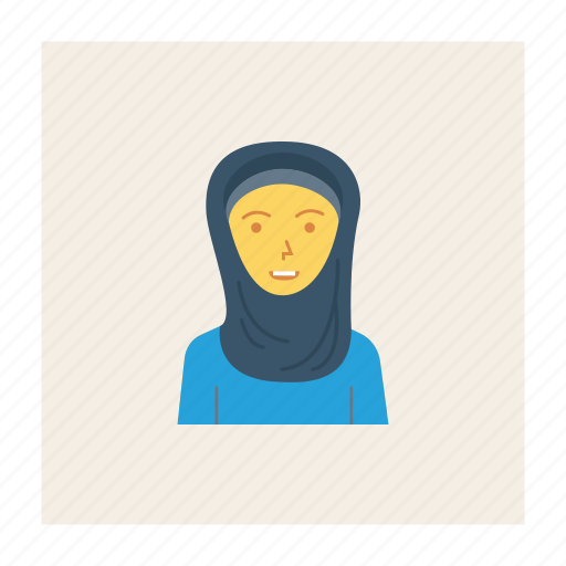 Avatar, female, girl, muslim, person, profile, user icon - Download on Iconfinder