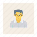 avatar, old, person, profile, user, worker, young