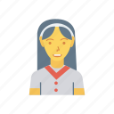 avatar, female, person, profile, receptionist, staff, user