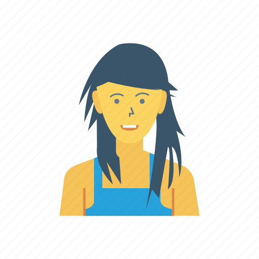 Avatar, female, person, profile, style, user, young icon - Download on Iconfinder