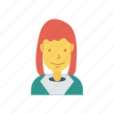 avatar, female, girl, person, profile, user, woman 