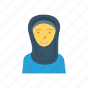 avatar, female, girl, muslim, person, profile, user