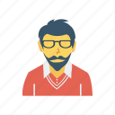 avatar, office, person, profile, staff, user, young