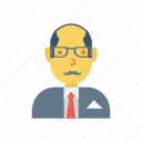 avatar, employer, man, old, person, profile, user