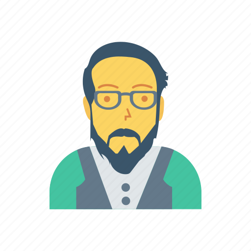 Avatar, glasses, man, old, person, profile, user icon - Download on Iconfinder