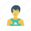 avatar, boy, person, profile, swimmer, user, young 