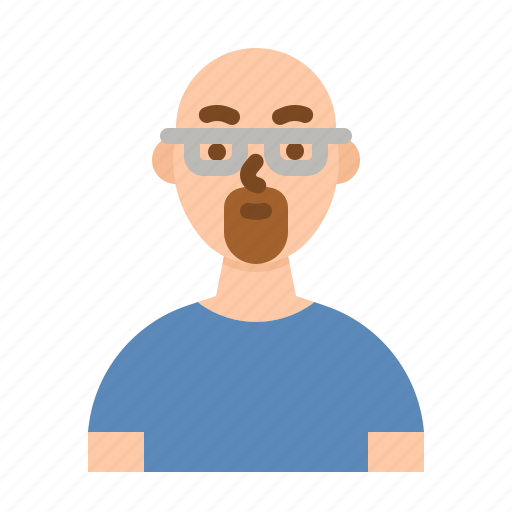 Oldman, fat, man, avatar, user icon - Download on Iconfinder