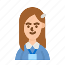 teen, woman, student, staff, avatar