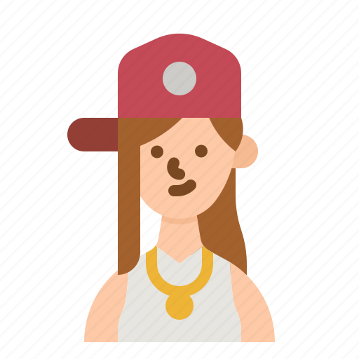 Woman, girl, hat, hawaii, shirt icon - Download on Iconfinder