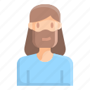 avatar, beard, facial, hair, man, people, profile