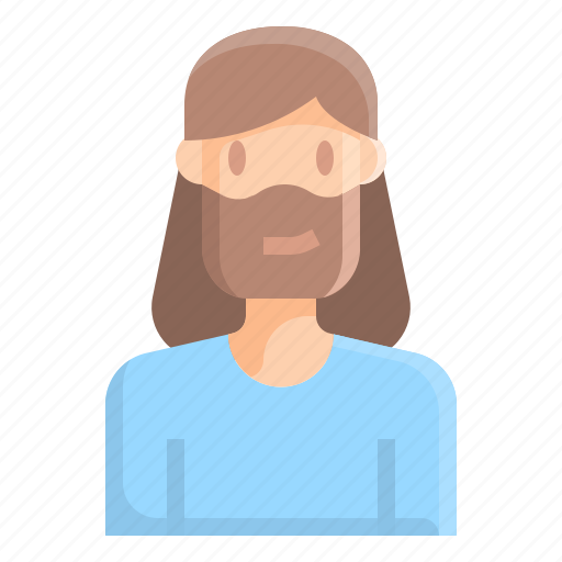 Avatar, beard, facial, hair, man, people, profile icon - Download on Iconfinder
