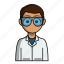 avatar, job, laboratory, profession, scientist 