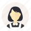 avatar, employee, female, lady, person, user, woman 