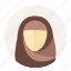 arabian, avatar, female, islam, muslim, user, woman 