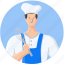 chef, avatar, person, character, user, man, profession 