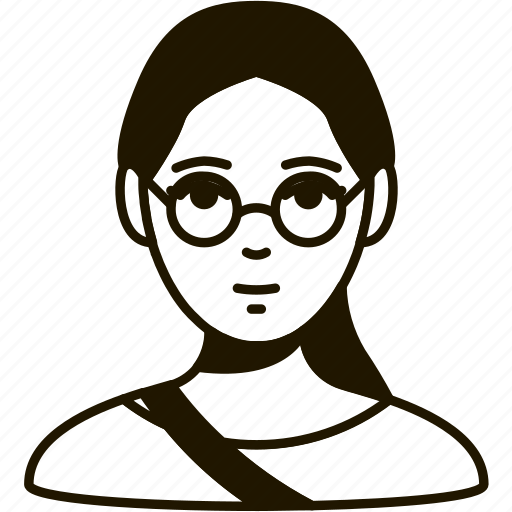 Student, girl, user, nerd icon - Download on Iconfinder