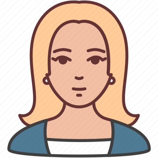 Blonde, woman, mother, avatar icon - Download on Iconfinder