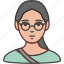 nerd, student, avatar 