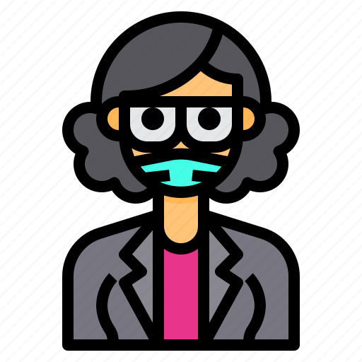 Avatar, business, glasses, mask, woman, women icon - Download on Iconfinder