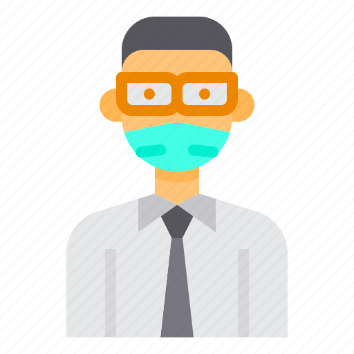 Avatar, glasses, man, manager, mask, profile icon - Download on Iconfinder