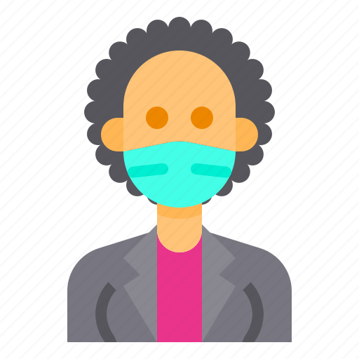Avatar, curly, mask, woman, women icon - Download on Iconfinder