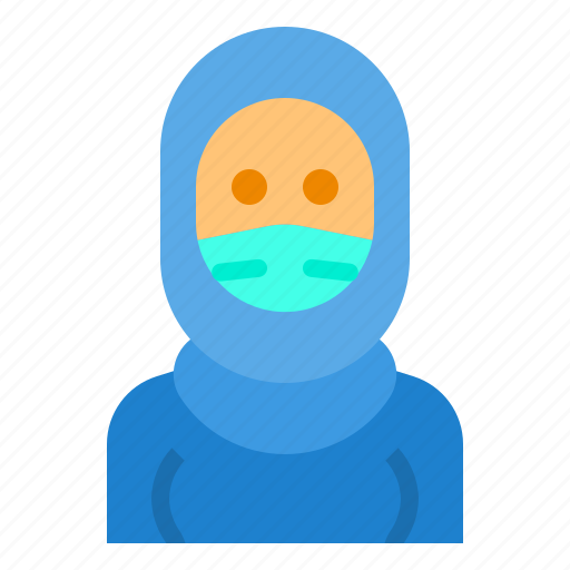 Avatar, mask, muslim, woman, women icon - Download on Iconfinder