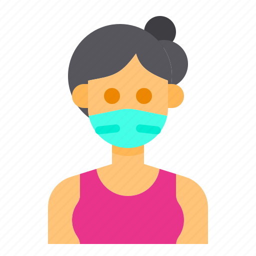 Avatar, exercise, mask, vest, woman, women icon - Download on Iconfinder