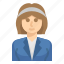 avatar, business, short, woman, hair 