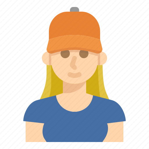 Avatar, people, cap, hat, woman icon - Download on Iconfinder