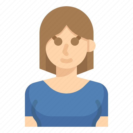 Avatar, people, short, girl, hair icon - Download on Iconfinder
