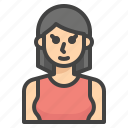 avatar, hair, woman, person, short