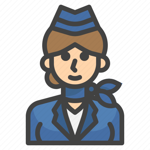 Avatar, people, air, hostess, woman icon - Download on Iconfinder
