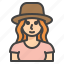 avatar, people, travel, hat, woman 