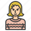 avatar, sweater, short, girl, hair 