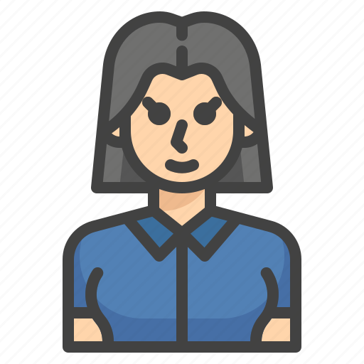 Avatar, woman, short, style, hair icon - Download on Iconfinder