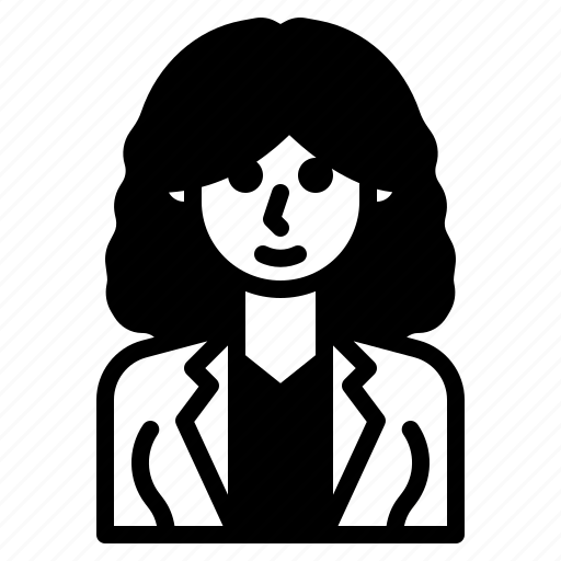 Avatar, business, long, female, hair icon - Download on Iconfinder