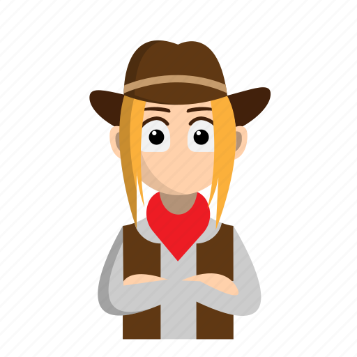 Avatar, cowboy, culture, dress, traditional, usa, woman icon - Download on Iconfinder