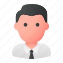 avatar, businessman, employee, people, profile, user