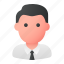 avatar, businessman, employee, people, profile, user 
