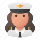 avatar, pilot, professional, user, woman