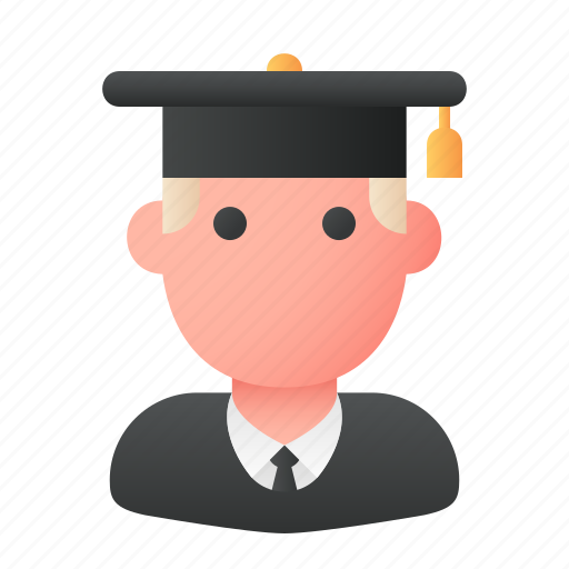 Education, graduated, graduation, man, school, student icon - Download on Iconfinder