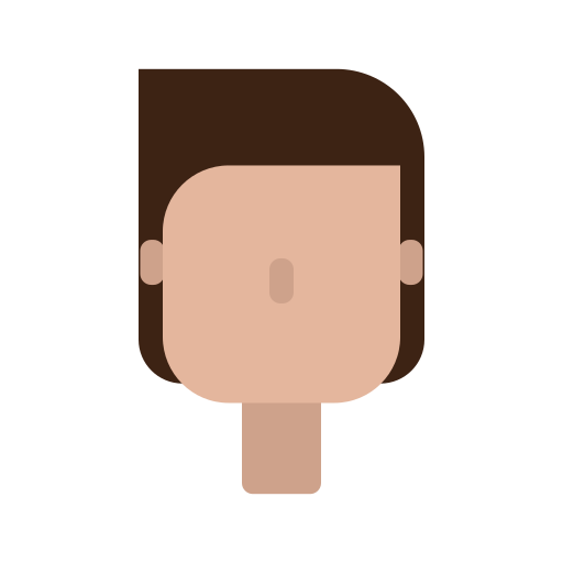 Brown hair, avatar, profile, man icon - Free download
